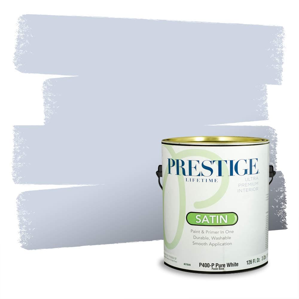PRESTIGE Paints Interior Paint and Primer In One, 1-Gallon, Semi-Gloss, Comparable Match of Valspar* Dewdrop* — view 1415