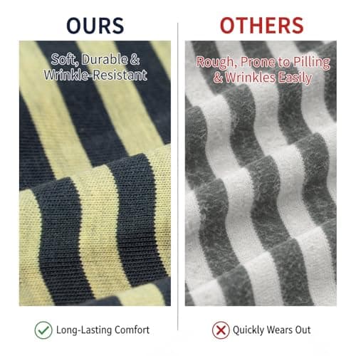 CHYRII Women Oversized Striped Long Sleeve T Shirts Fashion Casual Fall Spring 2026 Tops Y2K Clothes (Dark Grey+Beige S) — view 3