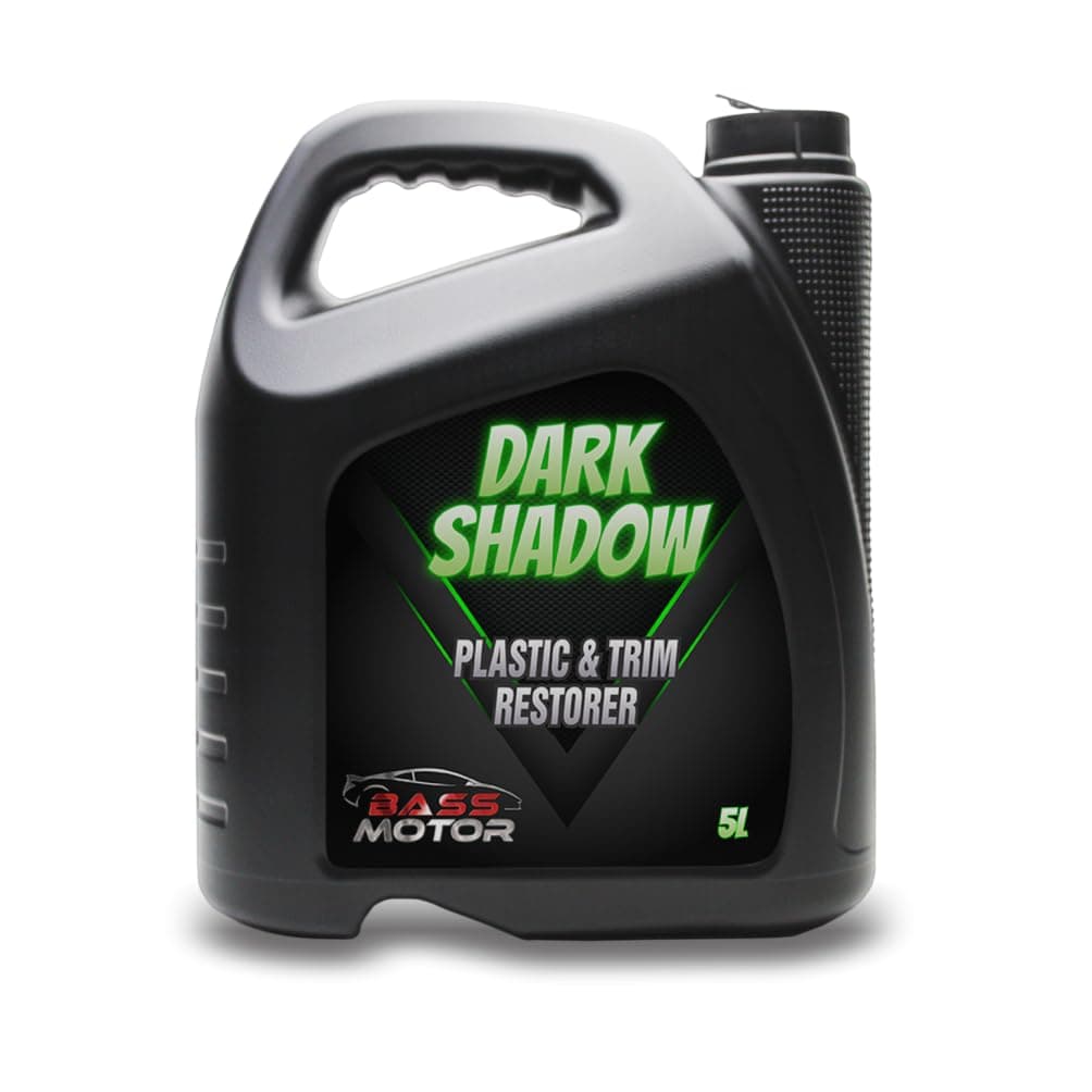 BassMotor Abrillantador de Plástico y Neumáticos Coche Moto Restaurador Gomas Viejas Recupera Brillo Interior y Exterior para Abrillantado en Casa - Dark Shadow 500ml + Esponja Premium — view 7