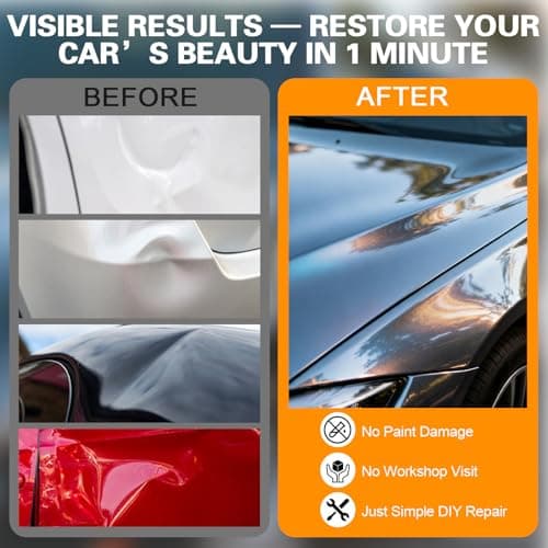 BCNNQS-X Car Dent Remover Tool for Car, Car Dent Puller Kit Auto Body Dent Remove, Suction Cup for Car Dent Repair Kit, Car Dent Removal Kit Body Repair Dent Removal Tools (4.7 inch) — view 3