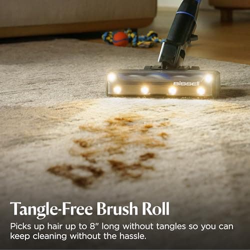 Bissell PowerClean FurFinder 200W Self-Standing Cordless Vacuum w/Tangle Free Brush Roll, Strong Suction, Removeable Battery, Wall Mount, Upholstery Tool & Bright Headlights — view 5