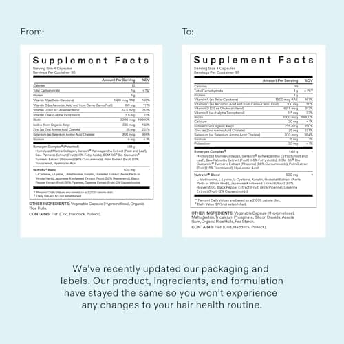 Nutrafol Women's Hair Growth Supplements, Ages 18-44, Clinically Tested for Visibly Thicker and Stronger Hair, Dermatologist Recommended - 1 Month Supply — view 5