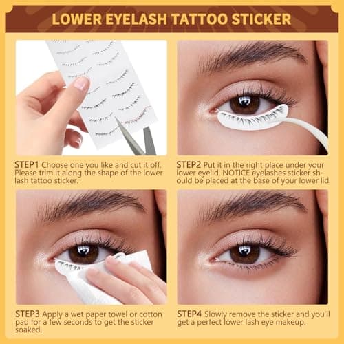 QUEWEL Magnetic Eyelashes Natural Look,2 pairs Reusable Lashes kit with Applicator,Soft Lashes without Eyeliner,Easy to Wear and Remove(style A) — view 7