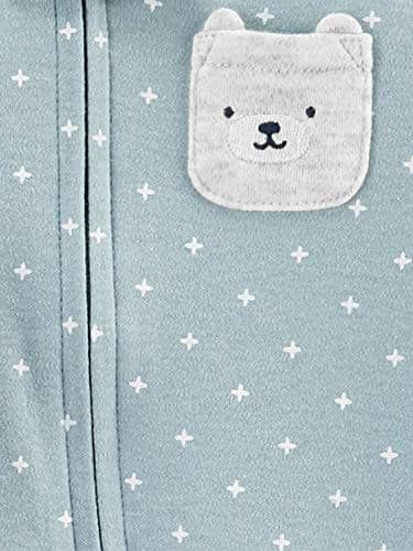 Simple Joys by Carter's Baby 3-Pack Neutral Sleep and Play, Bear/Llama/Rainbow, Preemie — view 3