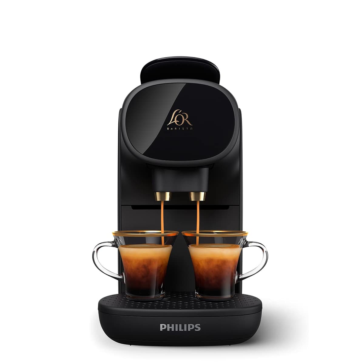 Philips L'Or Barista Sublime - Cafetera de Cápsulas, Reconocimiento de Cápsula Doble, 1 o 2 Tazas, Bandeja de Goteo Ajustable, Negro (LM9012/60) — view 2