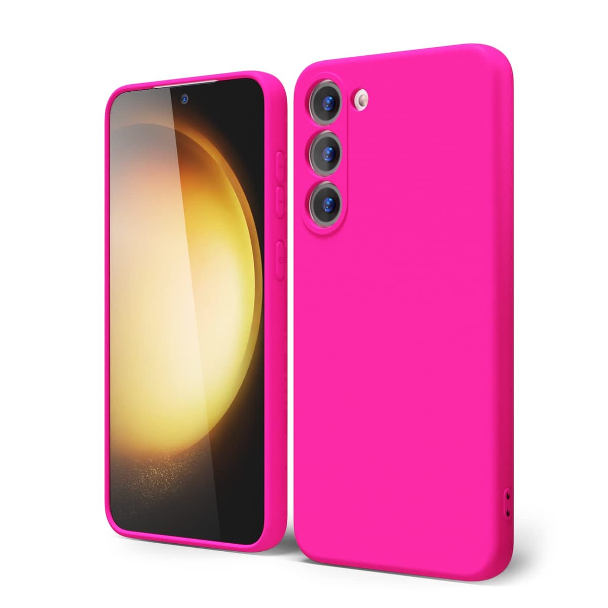 oakxco for Samsung Galaxy S23 Phone Case Liquid Silicone,Cute Thin Slim Soft Rubber TPU Plain Smooth Gel Cover for Women Girl Aesthetic Design, Matte Solid Protective & Shockproof, Burgundy Plum Wine — view 308