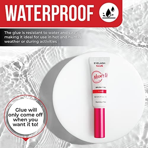NOON'S UP Lash Glue Clear - Waterproof 24Hr Strong Hold, Sensitive Eyes 4ml — view 3