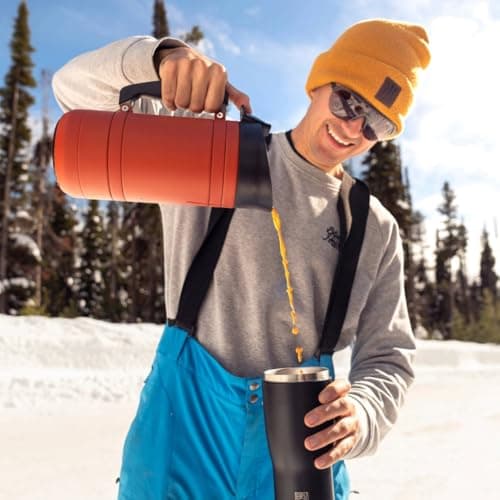 BruTrek by Planetary Design | BaseCamp French Press | 48 fl.oz - RedRock — view 5
