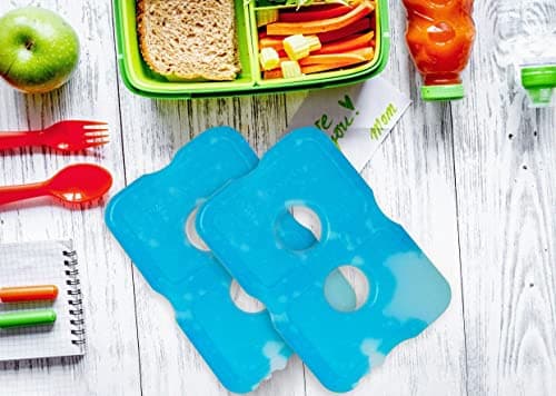Healthy Packers Ice Packs for Lunch Boxes & Coolers - Freezer Packs - Original Cool Pack | Cooler Accessories for Beach, Camping & Fishing | Slim & Long-Lasting Reusable Ice Pack for Cooler (Set of 4) — view 8