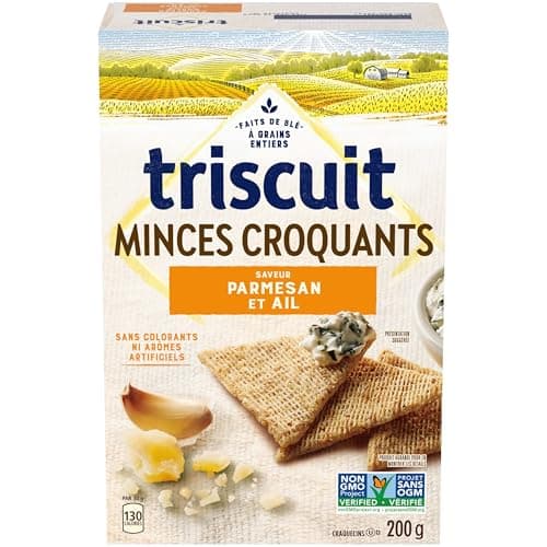 Triscuit Parmesan Garlic Thin Crisps Crackers, 200 g — view 2