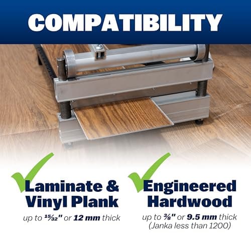 MARSHALLTOWN Ultra-Lite Flooring Cutter 13", Assembled in USA, Cuts Vinyl Plank, Laminate, Engineered Hardwood, Siding, and More - Honing Stone Included — view 5