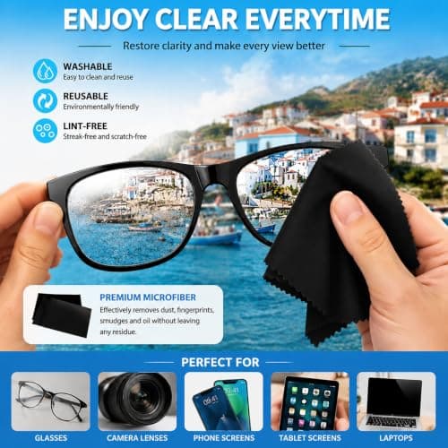 Magnetic Sunglasses Holder for Car, Eye glass clip for car- 2 Pack Black — view 2