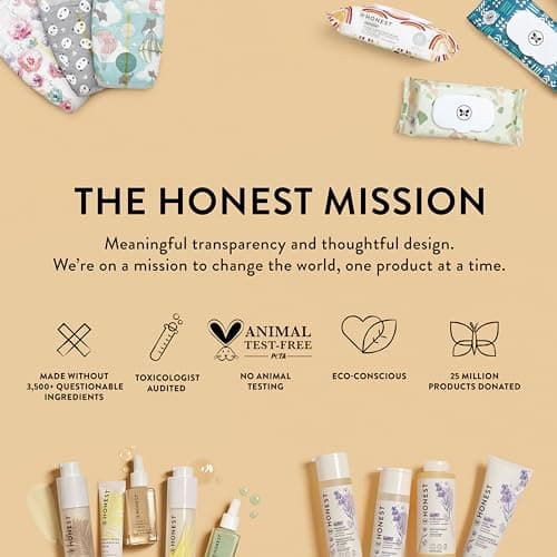 The Honest Company Foaming Bubble Bath & Baby Wash, Tear-Free, Hypoallergenic, Natural Formula, Lavender Calm Scent, 12 fl oz — view 8