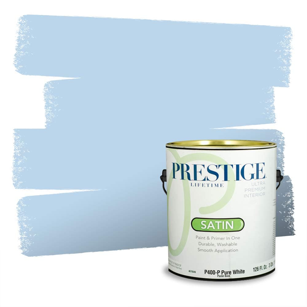 PRESTIGE Paints Interior Paint and Primer In One, 1-Gallon, Semi-Gloss, Comparable Match of Valspar* Dewdrop* — view 1001