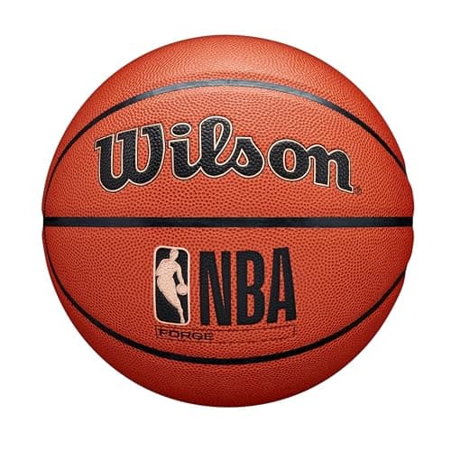 WILSON NBA Forge Indoor/Outdoor Basketball - Brown, Size 5-27.5"