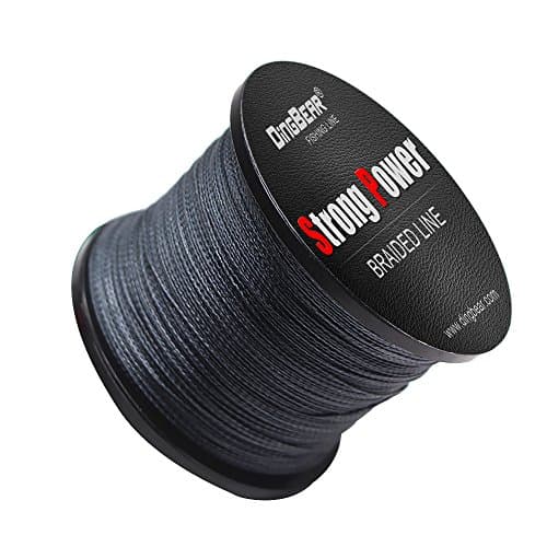 Dingbear 109Yd/100m 65LB/0.37mm Gray Super Strong Pull Generic Braided Fishing Line Fishing Lines FishLines FishingLine — view 3