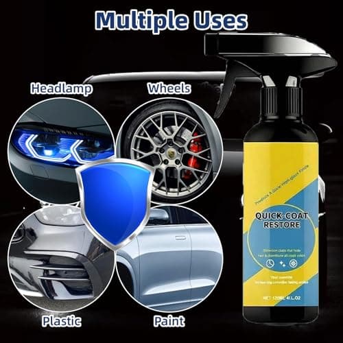 2PCS Car Nano Quick Coat Restore Spray, Advanced Nano Auto Coating Agent, Quick-Acting Dust Proof Coating for Car Paint