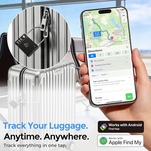 MiLi Smart TSA Luggage Lock Anti-Lost Design with Bluetooth Tracker