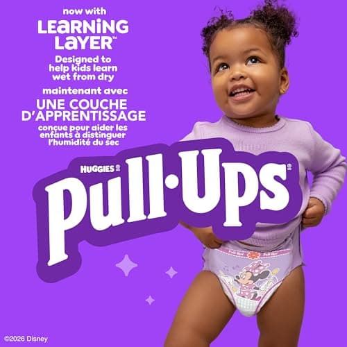 Pull-Ups Girls Potty Training Underwear, Easy Open Toddler Pants 3T-4T (32-40 lbs), Learning Designs for Toddlers, 92 count — view 3
