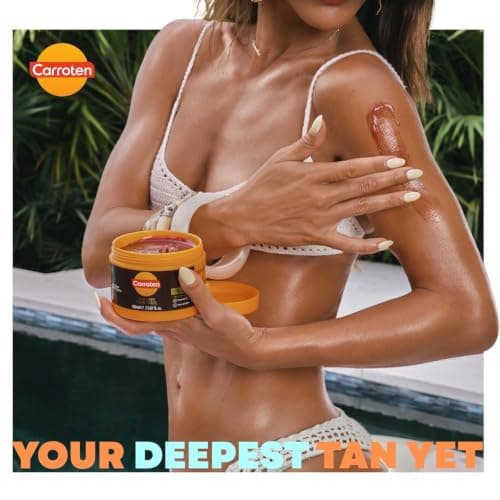Carroten Intensive Tanning Gel | Browning Tan Accelerator | Non-Greasy, Water-Resistant with Carrot and Coconut Oil | Vitamin A & E For Moisture & Hydration | Made in Greece | 5 Fl Oz — view 5