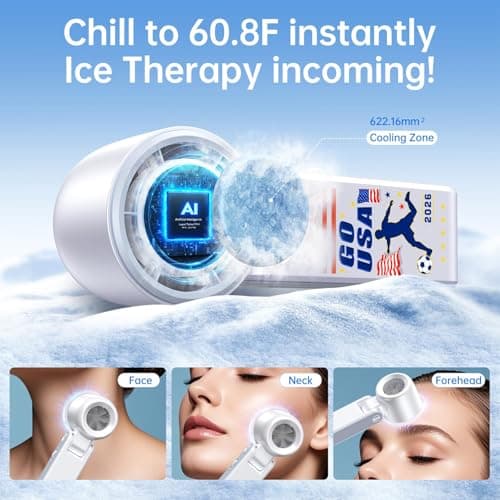 Coolhill Pro Handheld Portable fan with Ice Cooler 5500mAh 199 Speeds — view 4