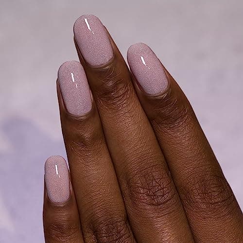 ILNP Birthday Suit - Cashmere Pink Holographic Nail Polish, Sparkly Neutral Nude, Chip Resistant Manicure, Non-Toxic, Vegan, Cruelty Free, Non-Gel — view 4
