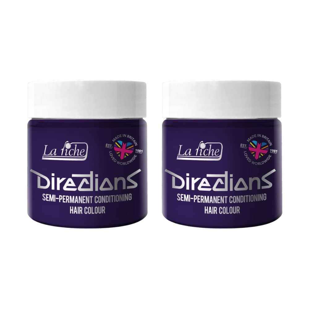2x La Riche Directions Semi-Permanent Hair Color 100ml Tub - Violet — view 53