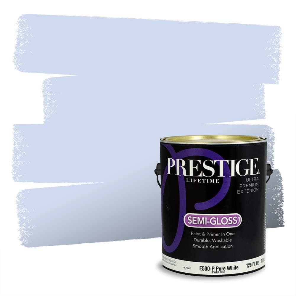 PRESTIGE Paints Interior Paint and Primer In One, 1-Gallon, Semi-Gloss, Comparable Match of Valspar* Dewdrop* — view 571
