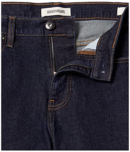 Amazon Brand - Goodthreads Men's Comfort Stretch Slim-Fit Jean, Rinse/Dark Blue, 33W x 34L — view 3