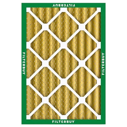 Filterbuy 20x24x4 Air Filter MERV 11 Superior Pet & Allergy Defense (2-Pack), Electrostatic Pleated HVAC AC Furnace Filters Replacement, Made in USA (Actual Size: 19.38 x 23.38 x 3.63) — view 8