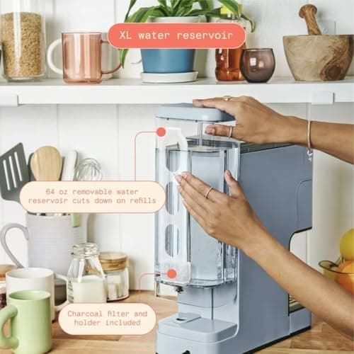 Programmable Single Serve Coffee Maker with Integrated Burr Grinder, Touch Controls, Fresh Custom Brew, Compact Design, Easy to Use — view 8