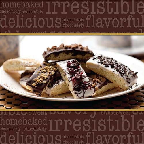 Barnetts 5 Chocolate Biscotti Gift Basket, Gourmet Cookie Baskets Prime Food Gift Delivery for Men, Women, Dad, Father, Grandfather, Grandpa, Husband, Brother, Son, Candy Treats Box — view 2