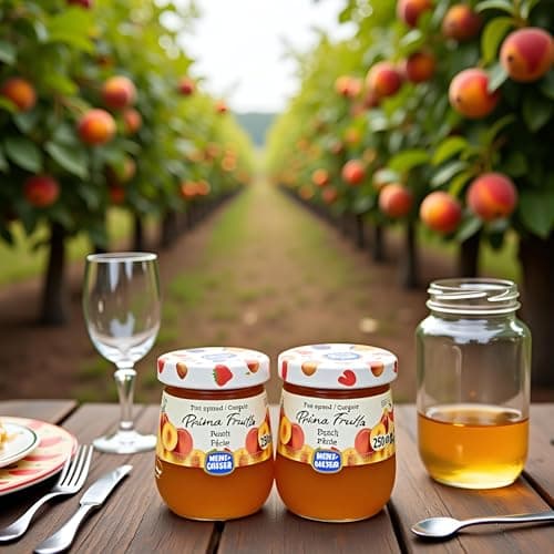 VALUBNDL: Menz & Gasser Italian Peach Jam (2-Pack) – 500ml Total (Two 250ml Jars) – Premium Fruit Spread Confiture – VALUBNDL Signature Bundle — view 5
