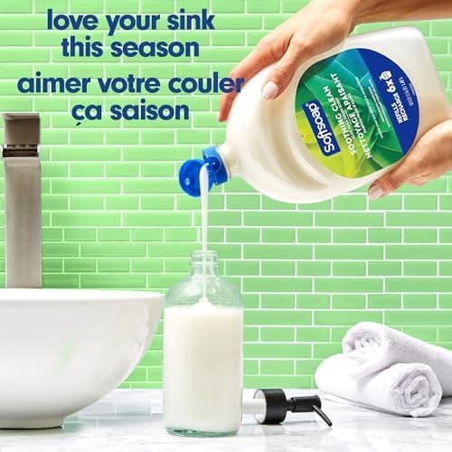 Softsoap Antibacterial Liquid Hand Soap Refill - Clean Aloe Vera 1.47 Liters - Moisturizing Hand Wash, Savon a Main, Dermatologically Tested, for Soft Smooth Skin — view 2