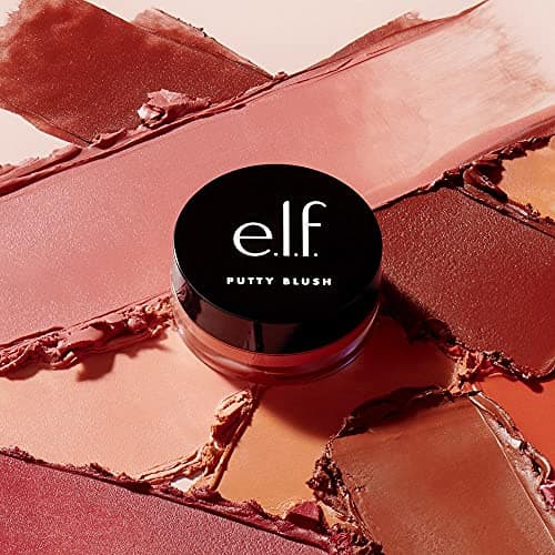 e.l.f. Putty Blush, Creamy & Ultra Pigmented Formula, Infused with Argan Oil & Vitamin E, Tahiti, 0.35 Oz (10g) — view 3