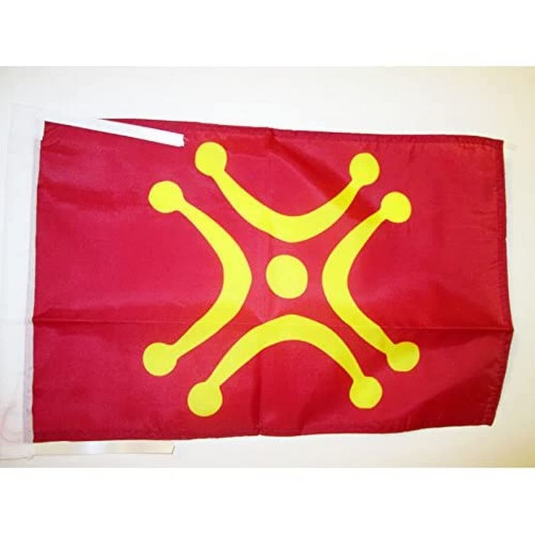 AZ FLAG Bandera de ESPAÑA SIN Armas 45x30cm - BANDERINA ESPAÑOLA SIN Escudo 30 x 45 cm cordeles — view 40