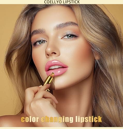 Coellyo Lipstick 1PCSCoellyo Lipstick, True Tone Ph Adjusting Lipstick for Women,Clear lip stick That Changes Color,Long Lasting 24 Hours Moisturizing (1PCS)