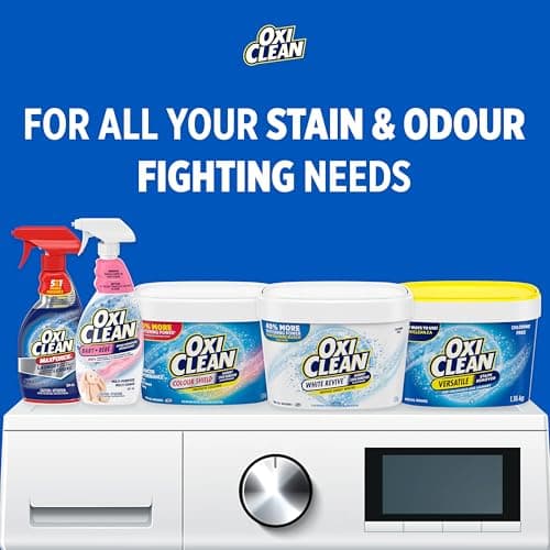 OxiClean All-Purpose Stain Remover Powder for Household, Laundry, Carpet, and Upholstery - Colour Safe, Chlorine Bleach Free, 1.36 kg — view 7