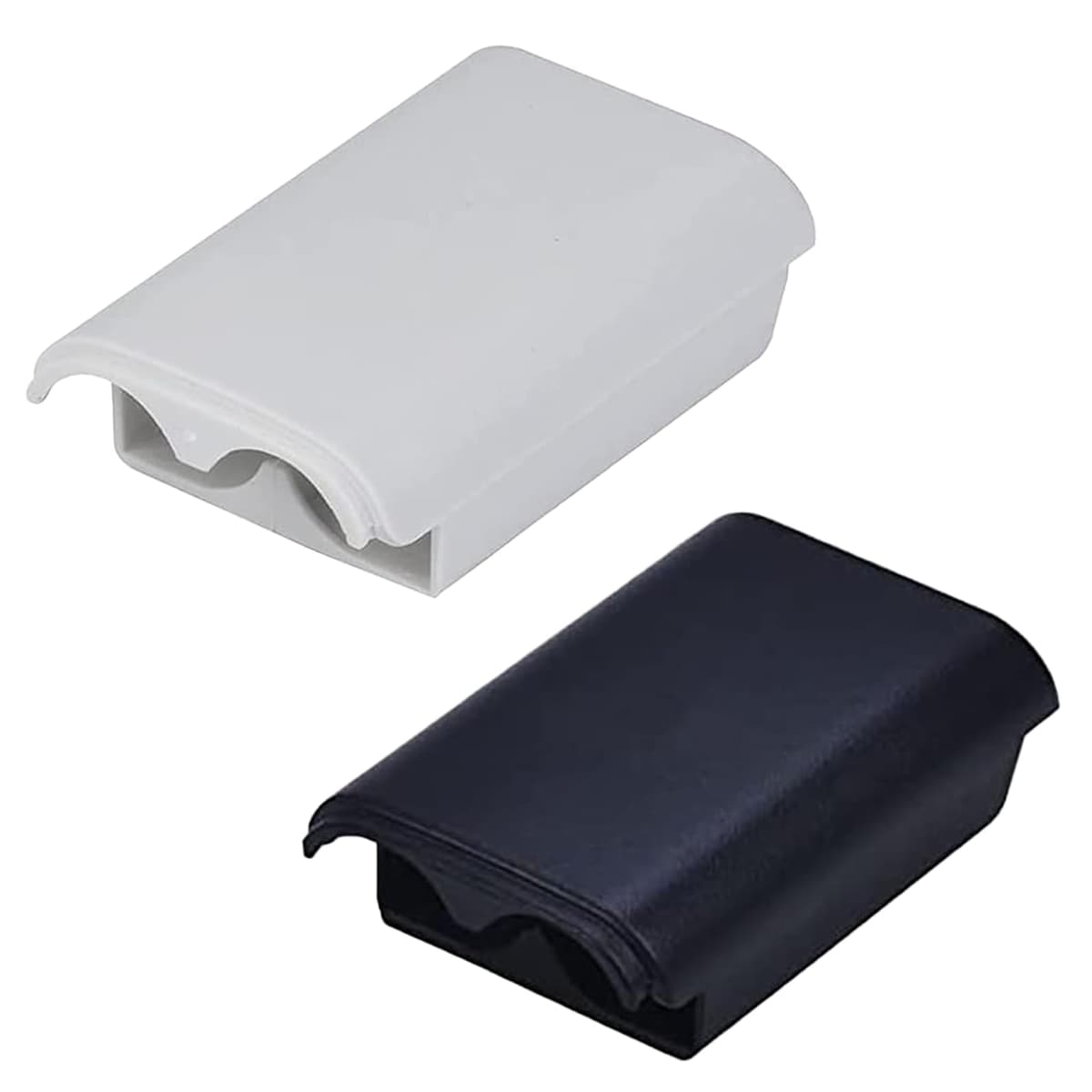 2 Pcs 360 Controller Battery Pack Cover Replacement for Microsoft Xbox 360 Wireless Controller for Xbox 360 Battery Pack Cover (White, Black)
