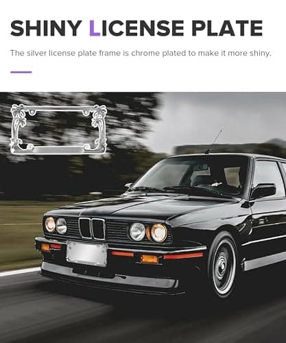 PAIYUE License Plate Frames,Car Accessories Universal Rust-Proof Palm Tree License Plate Frame with Screw Caps,Automotive Replacement,Suitable for Most Cars,Trucks,SUV,Sedans,Front and Rear — view 5