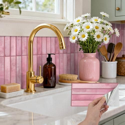 24 piece 3D smart backsplash tiles peel and stick for kitchen bathroom vanity RV decor,adhesive marble backsplash stickers stick on wall tiles
