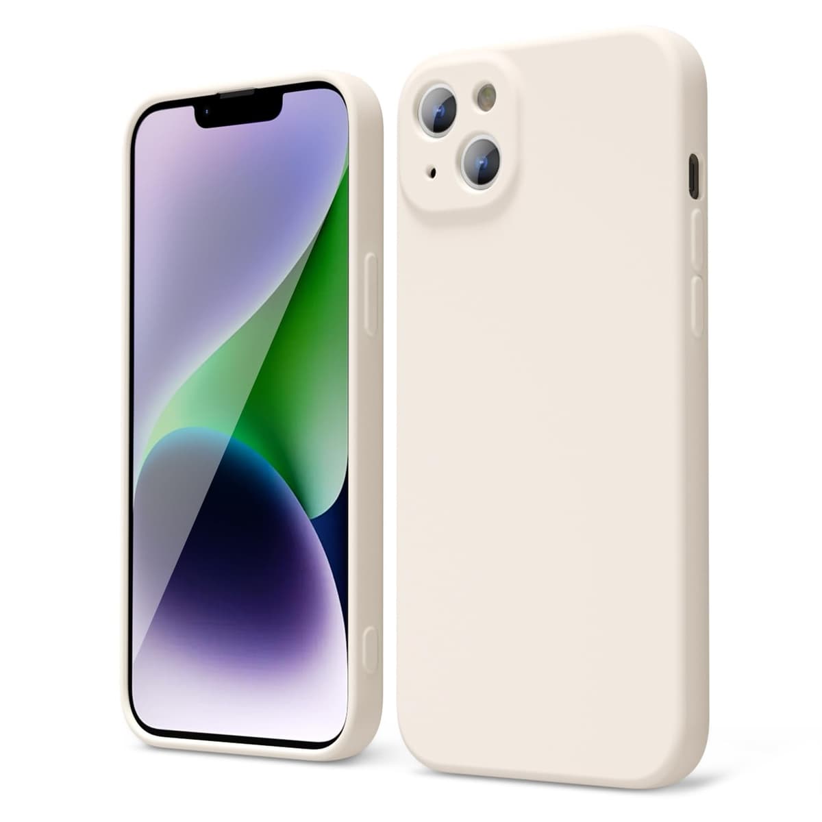 oakxco for iPhone 17 Pro Max Phone Case Liquid Silicone, Cute Thin Slim Grip Soft Rubber Gel for Women Men, Smooth Matte TPU Plain Solid Color Girly Simple Case with Camera Cover, Light Pink — view 601