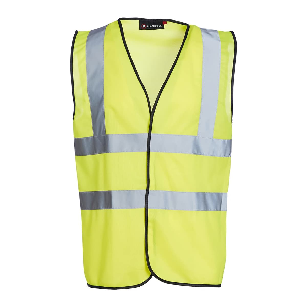 Blackrock Yellow Hi Vis Vest, High Vis Vests, Hi-Vis Jackets, High Visibility, Safety Vest, Reflective, Hivisible PPE, Hi Viz, Security Vests, Workwear, Work, Cycling, Mens Womens — view 3