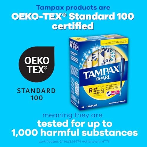 Tampax Pearl Tampons, with LeakGuard Braid, Ultra Absorbency, Unscented, 45 Count — view 4