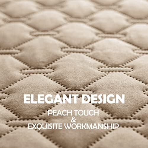 gogobunny 3X Stronger Waterproof Pet Blanket, Scratch Proof Furniture Protector for Dogs Cats, Reversible Cover 30x30 Inch, Dark Beige — view 6