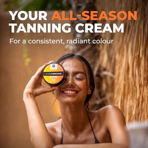 BYROKKO Shine Brown Tanning Accelerator Lotion - Indoor & Outdoor Fast Dark Tan Cream with Bronzer - Natural Botanical Oils for Face & Body - Water Resistant Formula - 7.1 Fl Oz Original — view 8