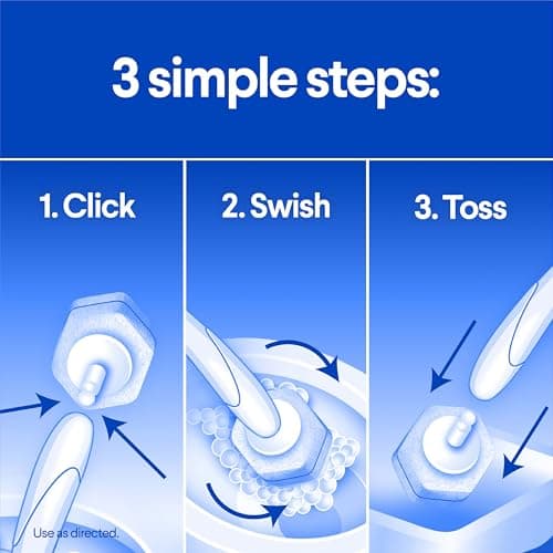 Clorox ToiletWand Toilet Bowl Cleaner- Toilet Brush, Storage Caddy and 16 Disinfecting Refill Heads — view 3
