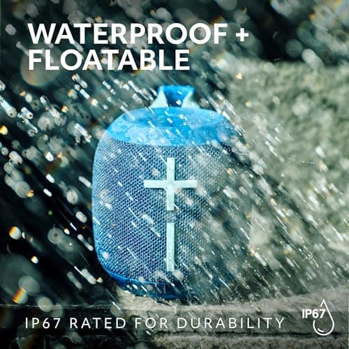 Ultimate Ears WONDERBOOM 4 Portable Waterproof Bluetooth Speaker with Big Bass and 360-Degree Sound, Dustproof Floating Speaker with 131ft (40m) Range - Black — view 7
