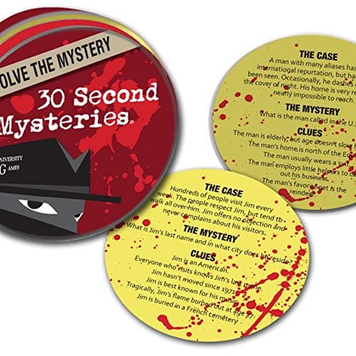University Games Mystery, Mind and Logic - 30 Second Mysteries Red — view 2