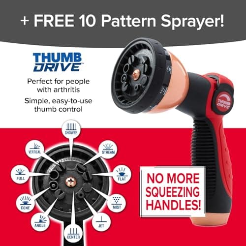 Pocket Hose 25 FT Copper Head Expandable Garden Hose with Pocket Pivot, No Tangles, AS SEEN ON TV, 360° Swivel, Tri-Tex Tubing, Force Field Jacket, Lead-Free, No-Kink, Anti-Burst w/APT — view 6